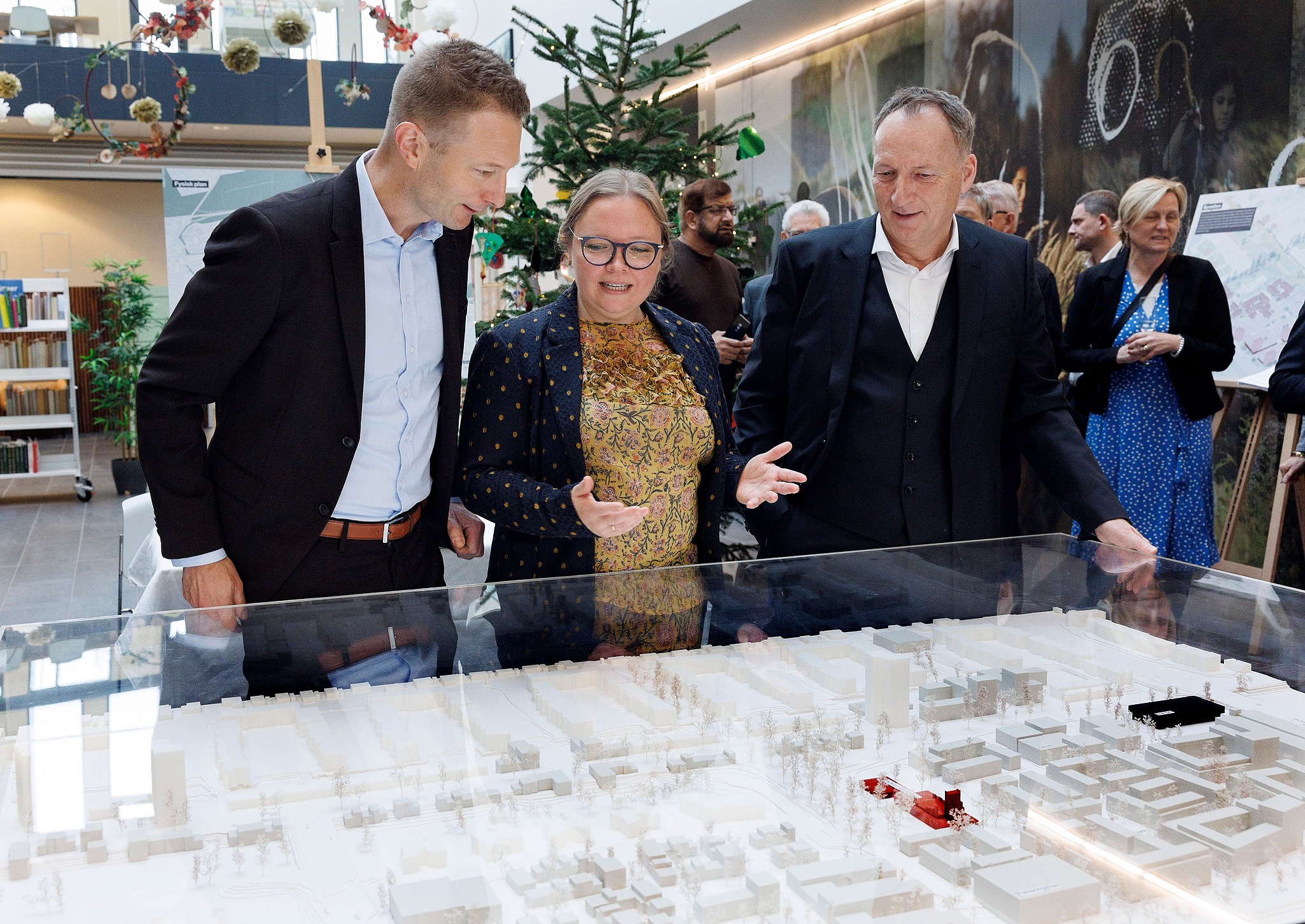 Besøg på taget af Norhus i Nordhavnen